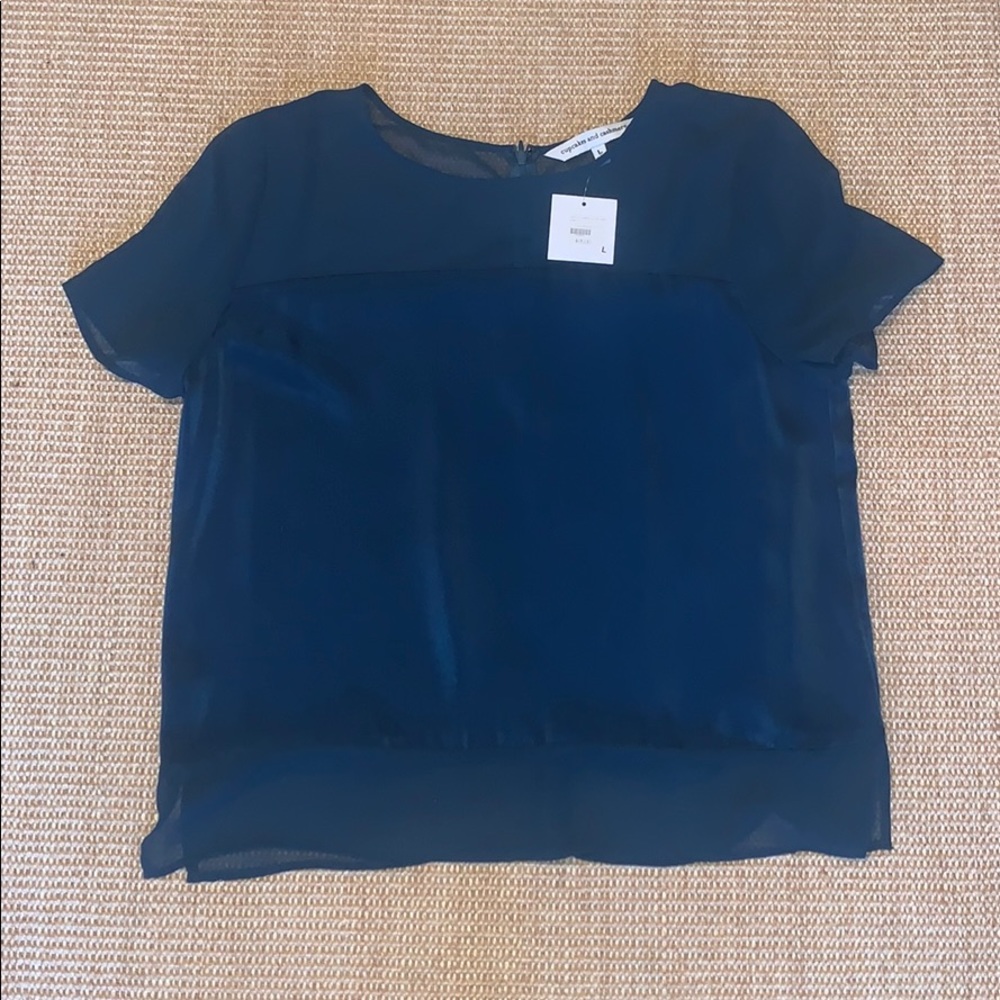 Cupcakes and Cashmere Silk Top